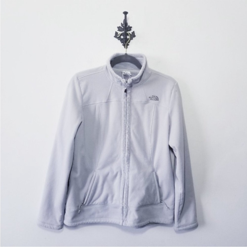 ❤️🔥The North Face - Grey Sherpa Lined Fleece Jacket - L